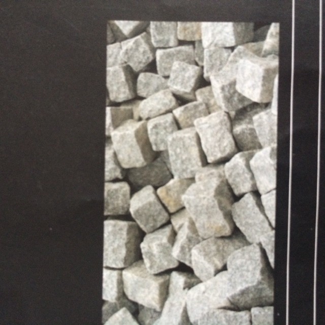 Steine - Pflastersteine - Granit Reihenpflaster gebr. 18x22 grau und bunt